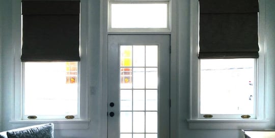 Living Room Roman Shades