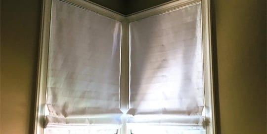 Flat Roman shades
