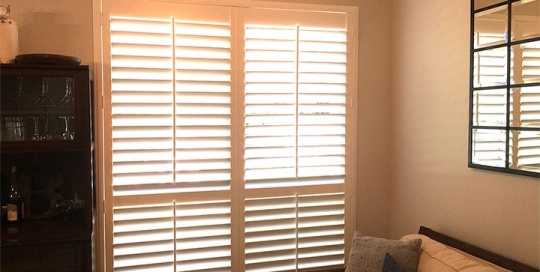Installed Shutters