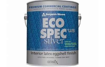 EcoSpec Silver Benjamin Moore paint Can