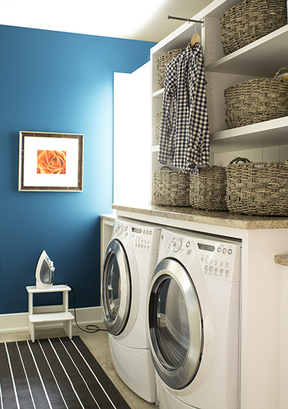 Laundry Room Paint Ideas - Blue Danube