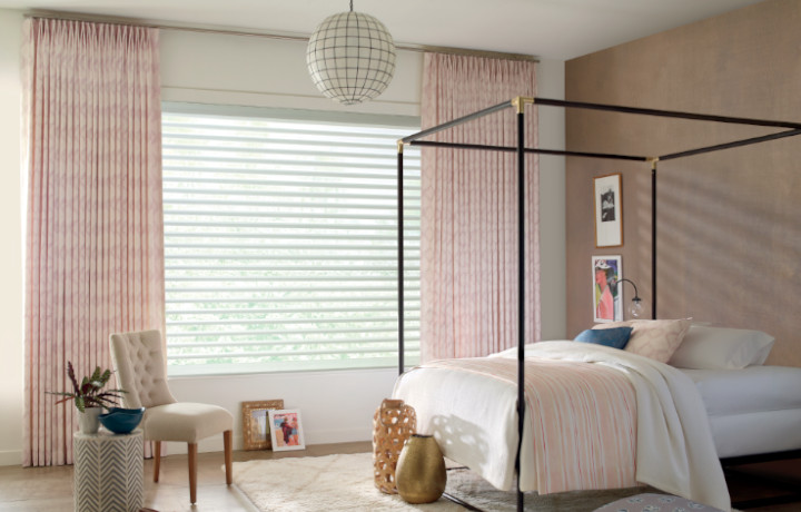 Pink Drapery Treatments by Hunter Douglas