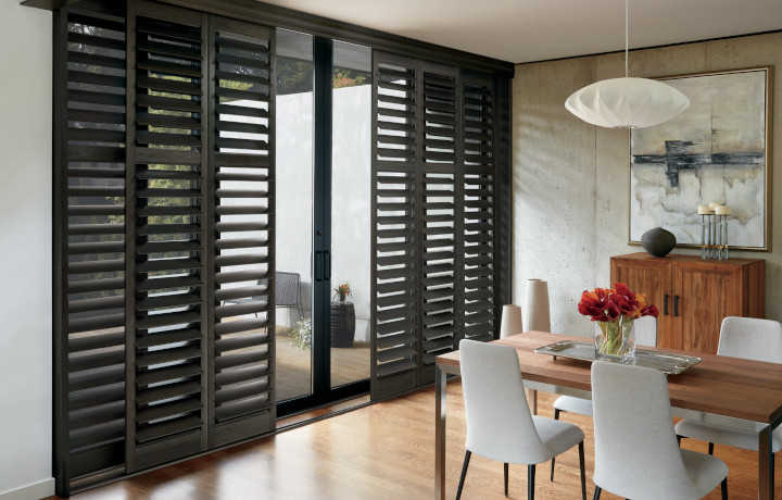 Shutter Sliding Doors For Sliding Glass Doors by Hunter Douglas